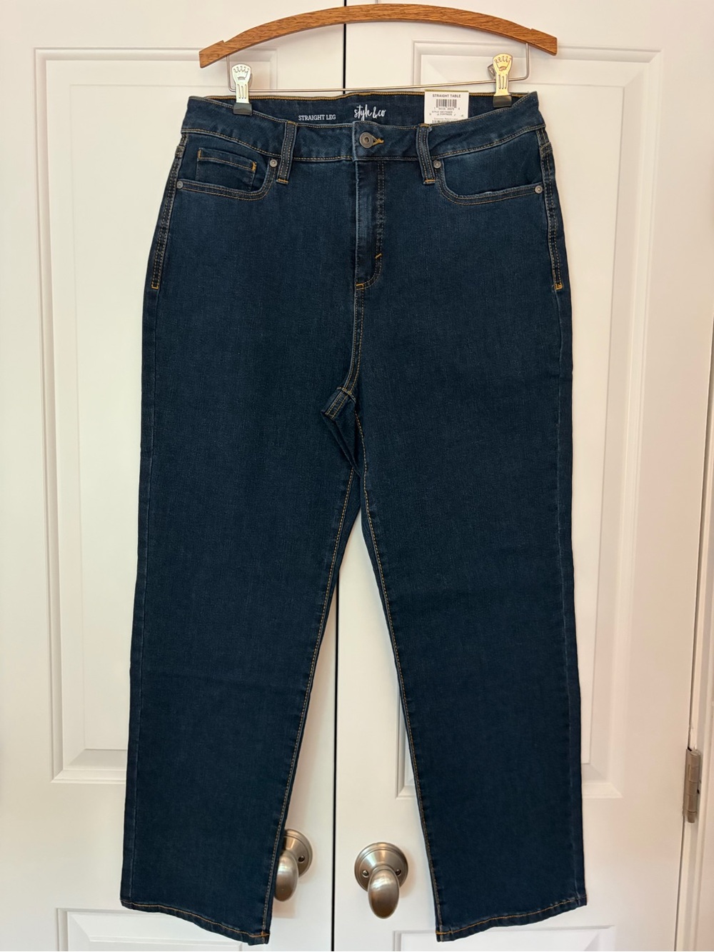 Style & Co. Straight Leg Jeans - Dark blue NWT size 14S